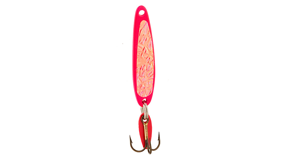 Swedish Pimple Jigging Lure, 1/10 oz, 1 in, Magenta Ice, 2MAGENTAIC