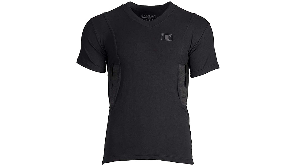 Tagua Gunleather Concealed T-Shirt - Mens, Black, Large, SHTS-L-001
