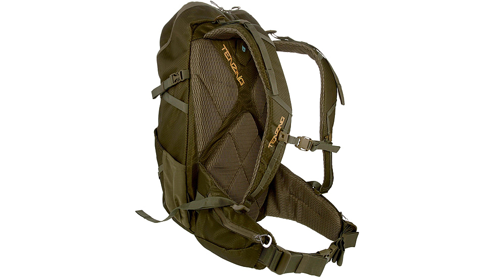 Tenzing Tzw Whitetail Day Pack, 2100 cubic in, Olive Green, TZG-TNZW-1500-OG