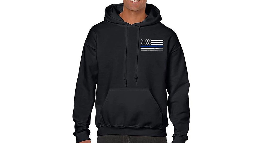 Thin Blue Line Hoodie - Remember - MENS-REM-HOOD-XXL
