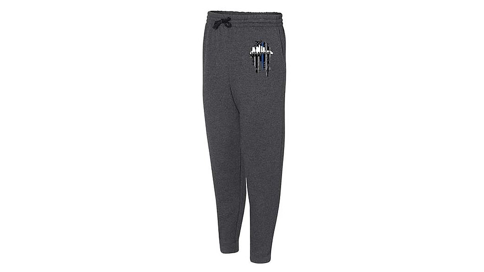 Thin Blue Line Joggers, Los Angeles, Charcoal - LA-TBL-JOGGERS-CHARC-XXL