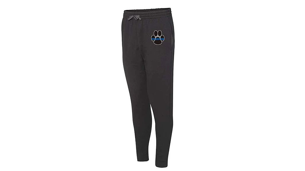 Thin Blue Line Joggers - , Paw, Black - PAW-TBL-JOGGERS-BLK-XXL