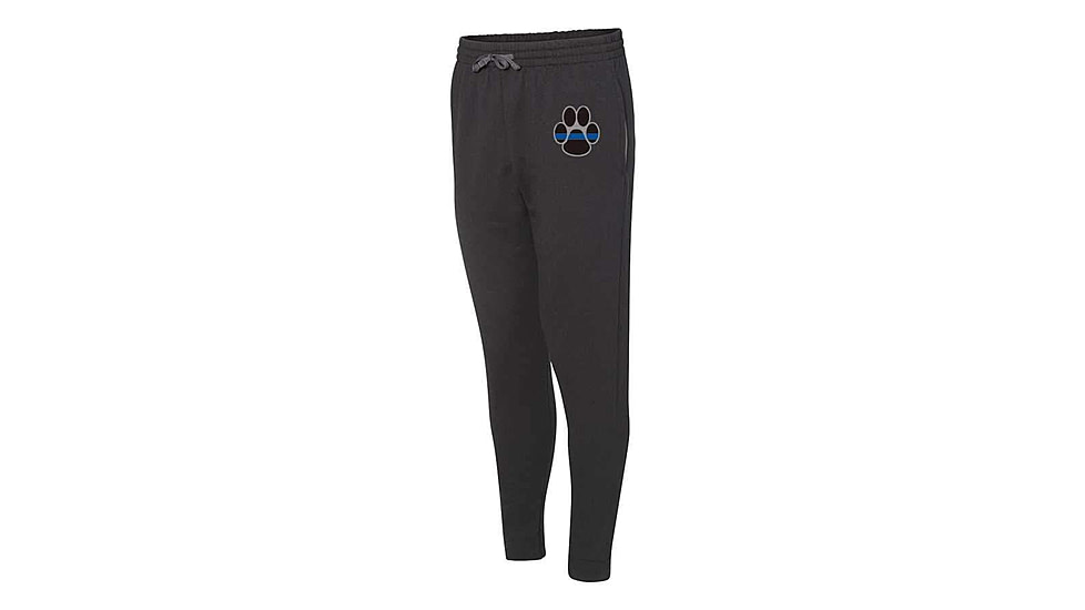 Thin Blue Line Joggers - , Paw, Black - PAW-TBL-JOGGERS-BLK-L