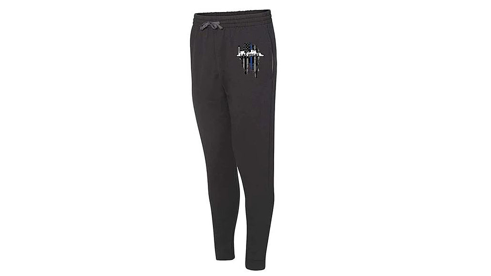 Thin Blue Line Joggers, Vegas, Black - VEGAS-TBL-JOGGERS-BLK-XXL