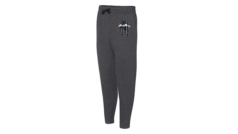 Thin Blue Line Joggers, Vegas, Charcoal - VEGAS-TBL-JOGGERS-CHARC-XXL