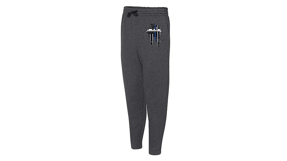Thin Blue Line Joggers, Wash Dc, Charcoal - DC-TBL-JOGGERS-CHARC-XXL