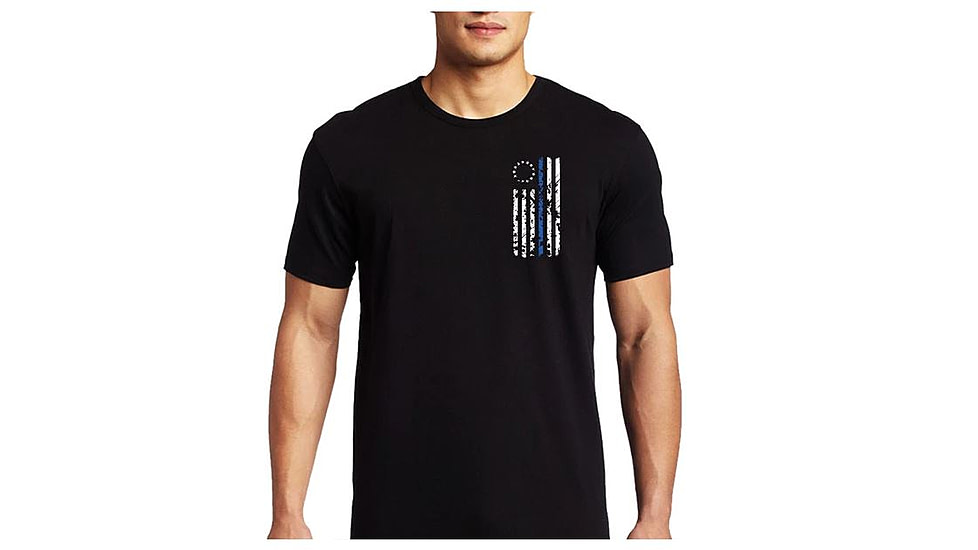 Thin Blue Line Men's Shirt - 1776 - 1776-TBL-MS-XXL