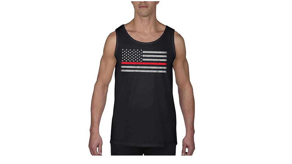 Thin Blue Line Men's - Tank Classic Thin Red Line - RFLG-TANK-BIG-LOGO-BLACK-XXL
