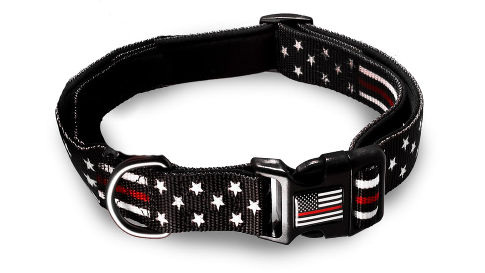 Thin Blue Line Thin Red Line Stars &amp; Stripes Collar - TRL-AM-CR-LARGE