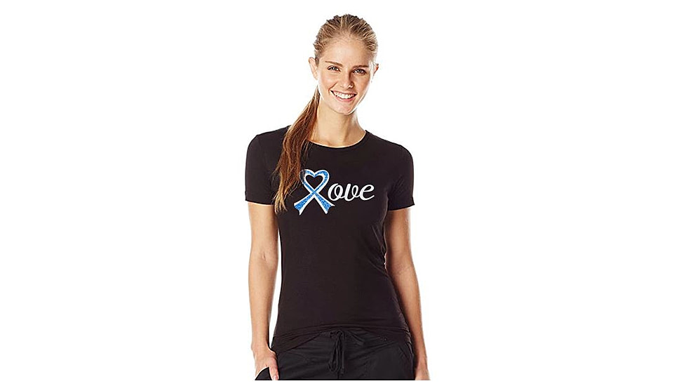 Thin Blue Line Women's - 3/4 Sleeve, Love - WOM-34-LOVE-XXL