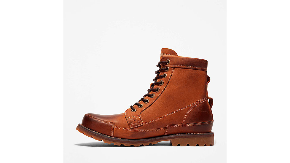 Timberland Earthkeepers Original Casual Boot - Mens-Red Brown-Medium-9.5