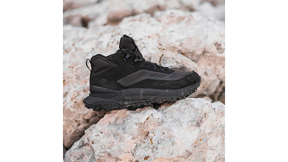 Timberland Motion Access Ripstop Mid Lace Up Waterproof Sneakers - Mens, Black, 11 US, TB0A6DX6EL0111000M