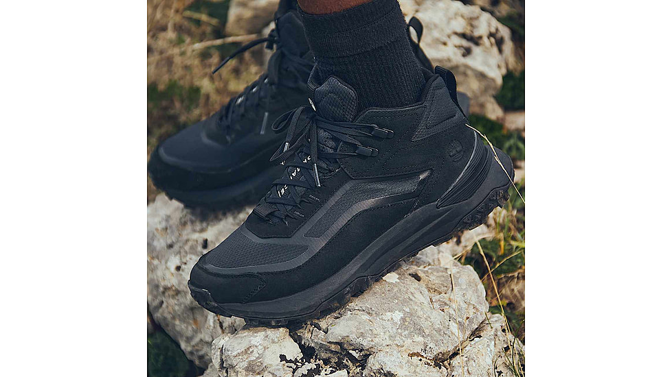 Timberland Motion Access Ripstop Mid Lace Up Waterproof Sneakers - Mens, Black, 11 US, TB0A6DX6EL0111000M