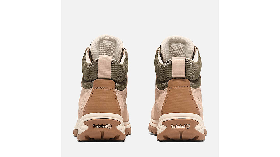 Timberland White Ledge Mid Lace-Up Waterproof Hiking Boot - Womens, Light Beige Suede, 8, Medium, TB0A2KNTER308000M