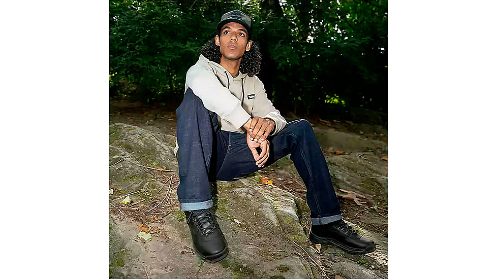 Timberland White Ledge Mid Lace Up Waterproof Hiking Boots - Mens, Black, 11 US, TB112122001111000M