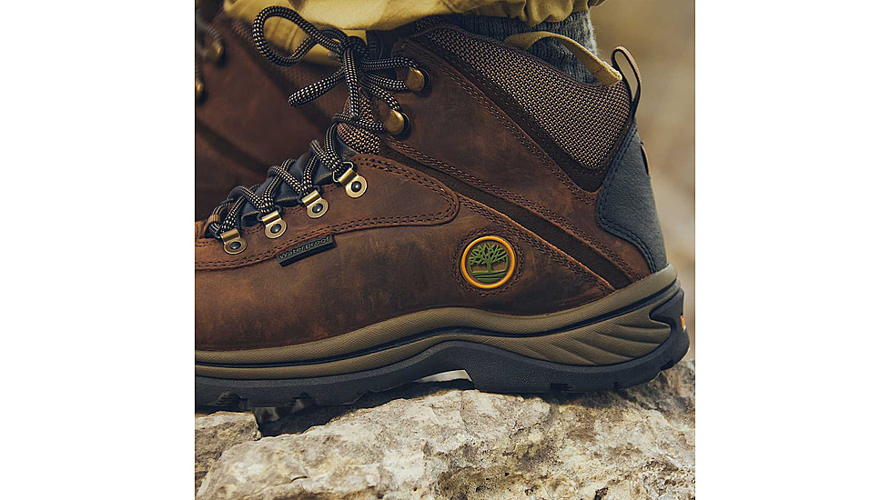 Timberland White Ledge Mid Lace Up Waterproof Hiking Boots - Mens, Brown, 10 US, TB112135214110000M