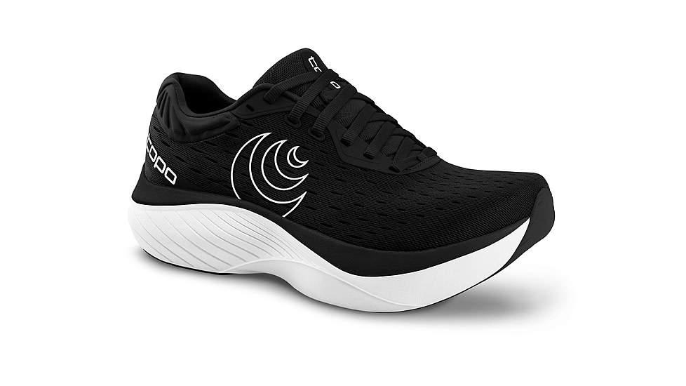 Topo Athletic Atmos Road Running Shoes - Mens, Black/White, 9, M069-090-BLKWHT
