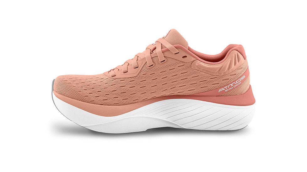 Topo Athletic Atmos Shoes Max Cushion Shoes - Women's, Dusty Rose/White, 8.0 US, W069-080-DROWHT