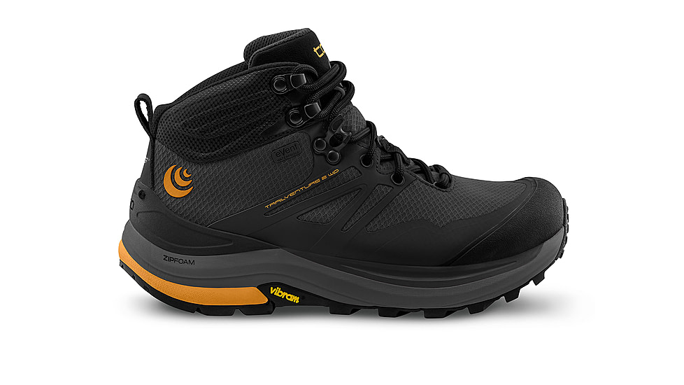 Topo Athletic Trailventure 2 Waterproof Hiking Boots - Mens, Charcoal/Orange, 8.5, M054-085-CHAORG