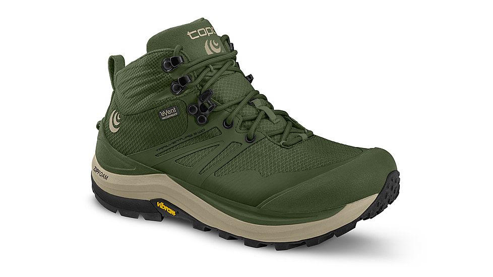Topo Athletic Trailventure 2 WP Hiking Shoes - Womens, Olive/Tan, 6.5, W054-065-OLVTAN