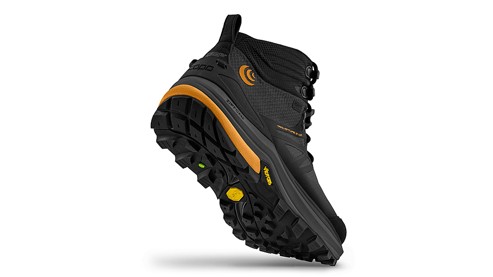 Topo Athletic Trailventure 2 WP Waterproof Hiking Boots - Mens, Charcoal/Orange, 7.5 US, M054-075-CHAORG