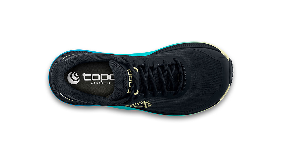 Topo Athletic Ultraventure 4 High Cushion Trail Shoes - Womens, Black/Lime, 7.5 US/Wide, W081-075W-BLKLIM