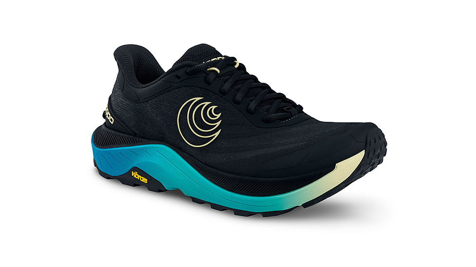 Topo Athletic Ultraventure 4 High Cushion Trail Shoes - Womens, Black/Lime, 7.5 US/Wide, W081-075W-BLKLIM