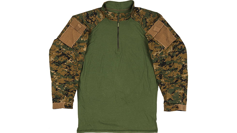 TRU-SPEC 1/4 Zip Tactical Response Shirt - Men's, 2XL, Long, Olive Drab/Woodland Digital, 2569027