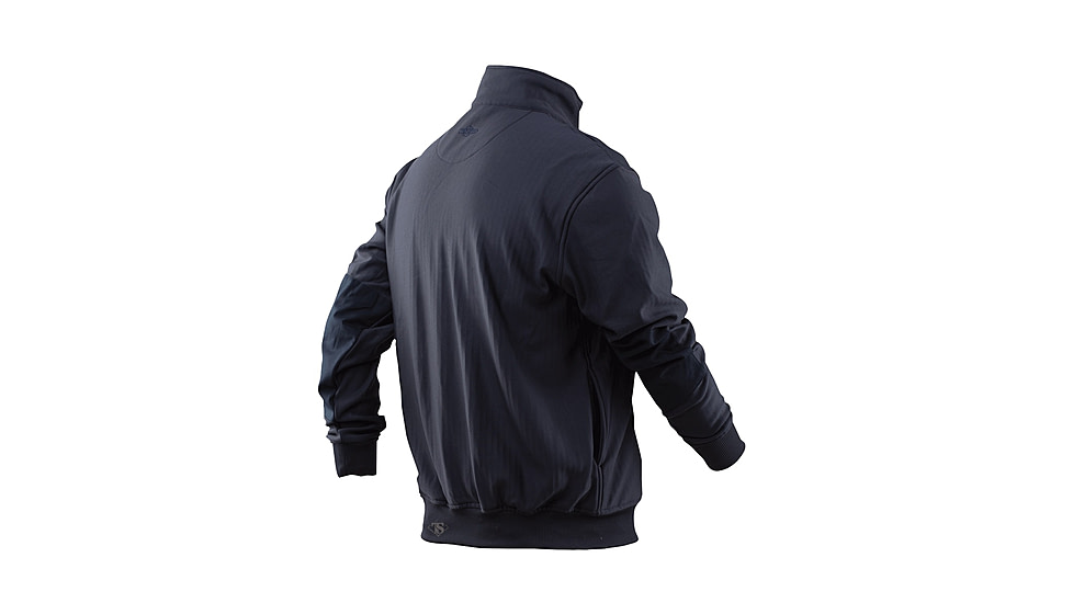 Tru-Spec Grid Fleece Zip Thru Job Shirt 94/6 Poly/Spandex, Midnight Navy, Small Regular 2077003