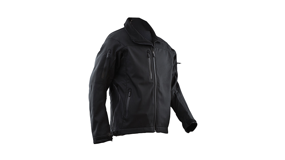 TRU-SPEC 24-7 LE Softshell Jacket, 100% Polyester - Men's, Black, 4XL, Regular, 2088009