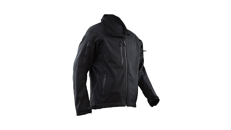 TRU-SPEC 24-7 LE Softshell Jacket, 100% Polyester - Men's, Black, Extra Small, Regular, 2088002