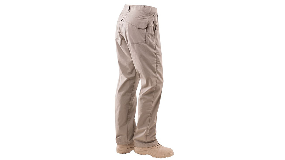 Tru-Spec 24-7 Men's Classic Pants, Teflon, PolyCotton RipStop, Khaki, 36x32 1185006