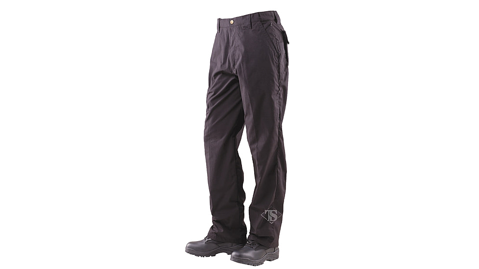 Tru-Spec 24-7 Men's Classic Pants, Teflon, PolyCotton RipStop, Black, 34x32 1186005