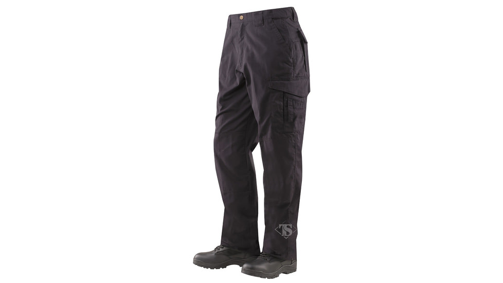 Tru-Spec 24-7 Men's EMS Pants, Teflon, PolyCotton RipStop, Black, 28x37 1121082