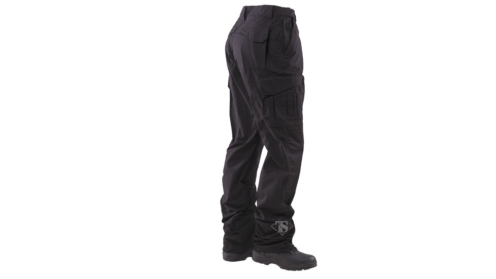 Tru-Spec 24-7 Men's EMS Pants, Teflon, PolyCotton RipStop, Black, 28x37 1121082
