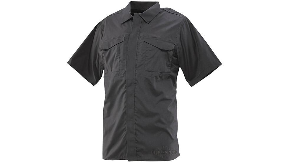 Tru Spec 24 7 Series 1045003 Ultralight Short Sleeve Black Uniform Shirt