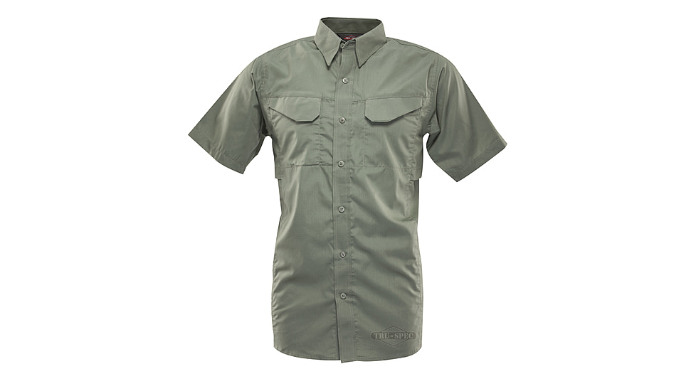 Tru-Spec 24-7 Ultralight Short Sleeve Field Shirt, Olive Drab, 4XL 1094009