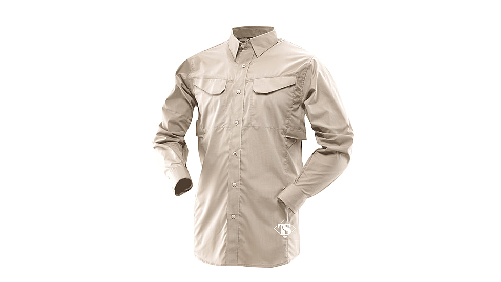 Tru-Spec 24-7 Ultralight Field Shirt, Medium, Regular Length, Khaki 1102004