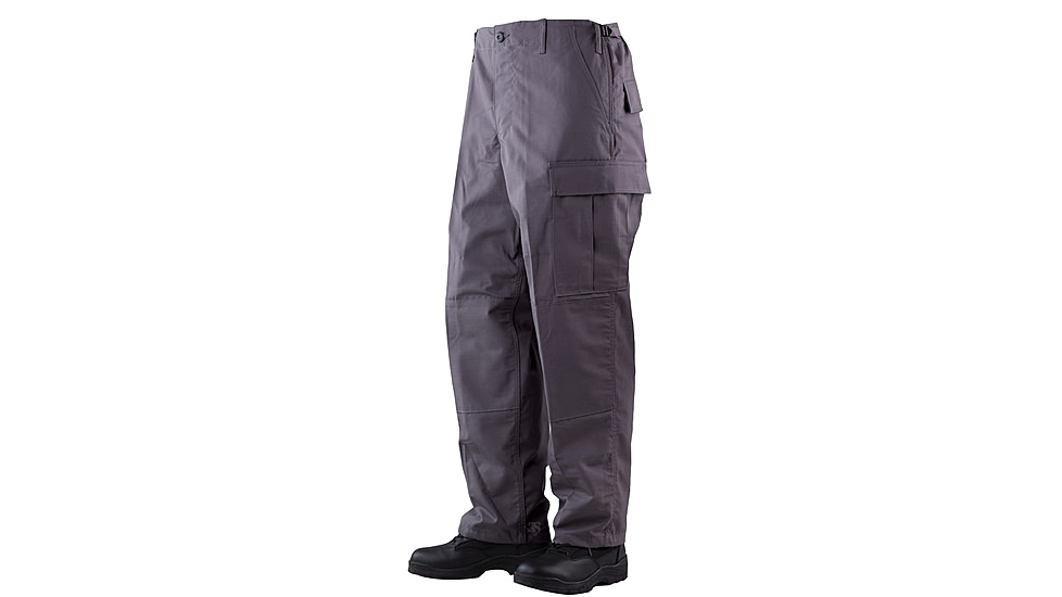 TRU-SPEC BDU 65/36 Poly/Co Rip Pants - Men's, Charcoal, Medium, Long, 1308024