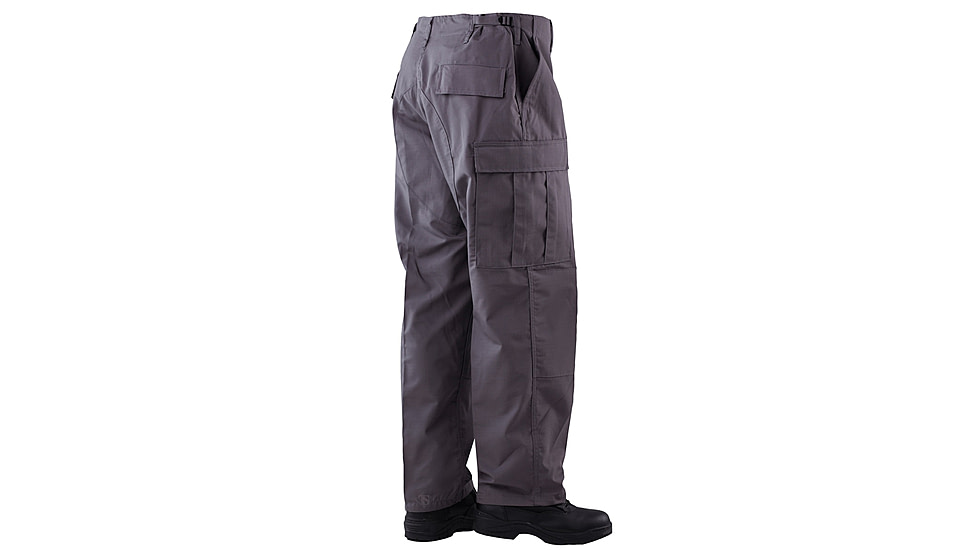 TRU-SPEC BDU 65/36 Poly/Co Rip Pants - Men's, Charcoal, Medium, Long, 1308024