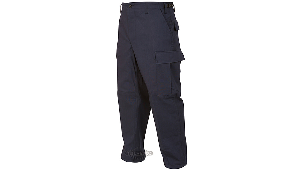 TRU-SPEC BDU Pants, Cotton Ripstop - Men's, Navy, Waist Medium, Short, 1577044