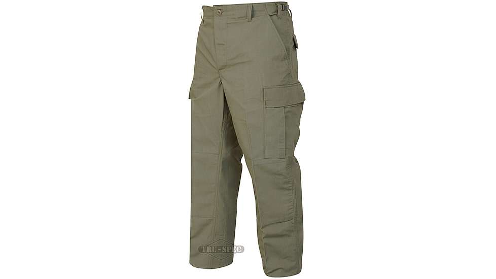 TRU-SPEC BDU 65/36 Poly/Co Rip Pants - Men's, Olive Drab, 3XL, Long, 1318028