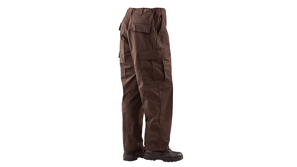 TRU-SPEC BDU 65/36 Poly/Co Rip Pants - Men's, Brown, Small, Long, 1343023