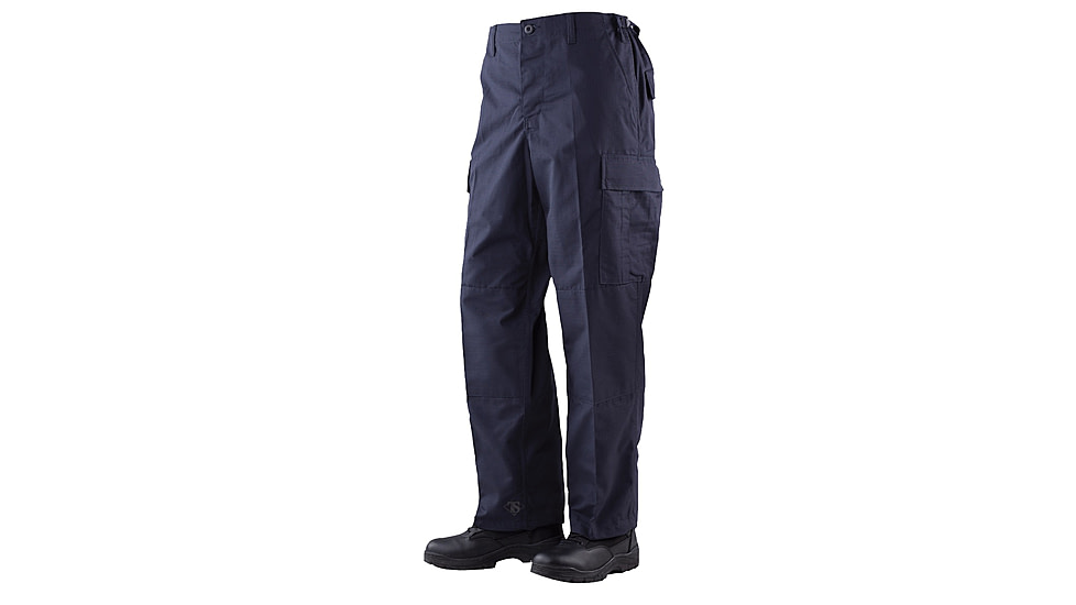 TRU-SPEC BDU 65/36 Poly/Co Rip Pants - Men's, Navy, Small, Long, 1335023