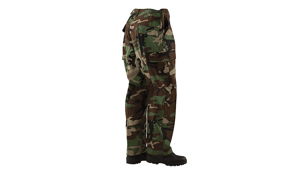 TRU-SPEC BDU Pants, Cotton Ripstop - Men's, Woodland Camo, Waist 40-42 in, Regular, 1505006