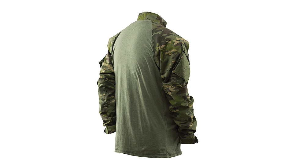 TRU-SPEC 1/4 Zip Tactical Response Shirt - Men's, Extra Large, Long, MultiCam Tropic/Olive Drab, 2537026