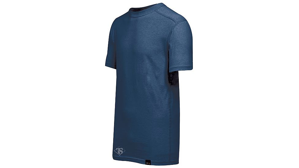 Tru-Spec Crew Baselayer Short Sleeve T Shirt, Navy, Large 2764005