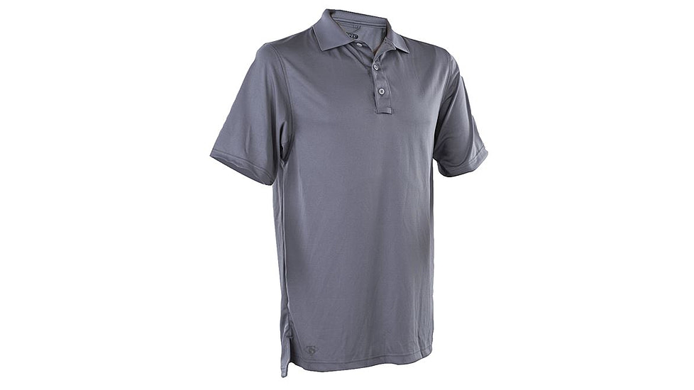 Tru-Spec Men's  24-7 Series Performance Polo Shirt, S/S, Steel Grey, 5XL 4552010