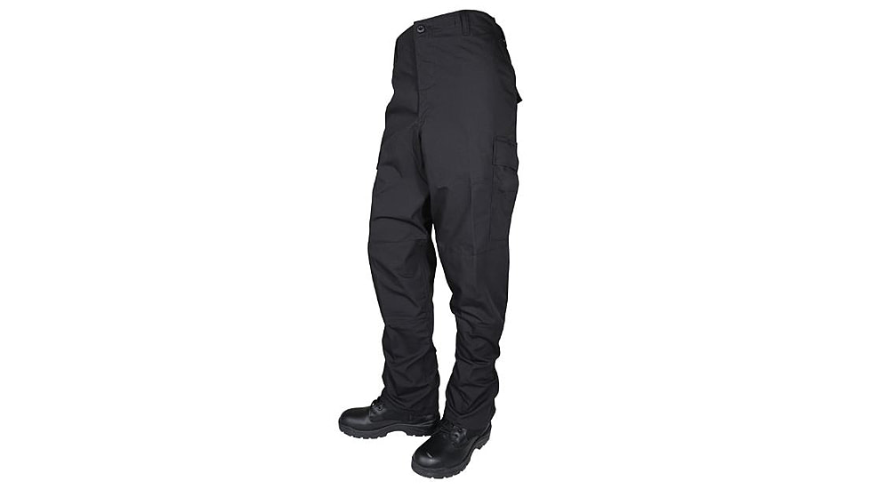Tru-Spec Mens Tru Basic P/C R/S W/ Zp Fly, Black, Small, Regular 1827003