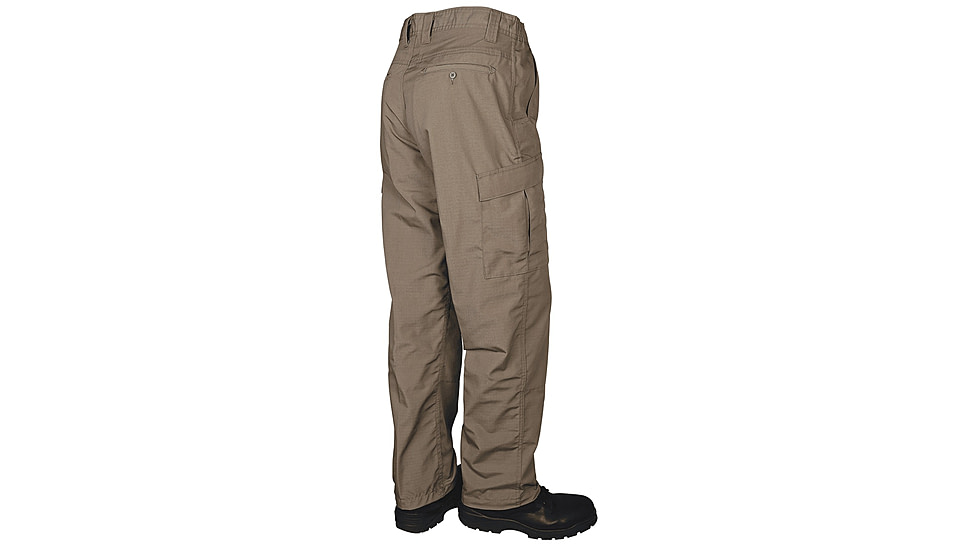Tru-Spec Mens TRU Simply Tactical Pants, Polyester/Cotton Rip-Stop w/ Cargo Pockets, Coyote, 34, 1422025